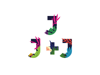 J J+J Logo academy design illustration logo logodesign typography vector