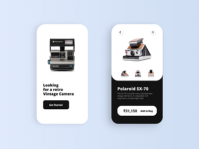 Vintage Camera Shopping App