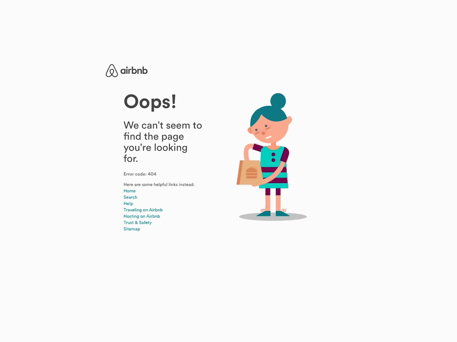 AIRBNB 404 PAGE airbnb airbnbdesign animation design gif minimal
