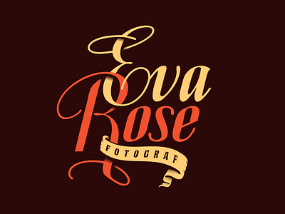 Eva Rose branding eva rose growcase identity lettering logo logotype norway oslo photographer photography
