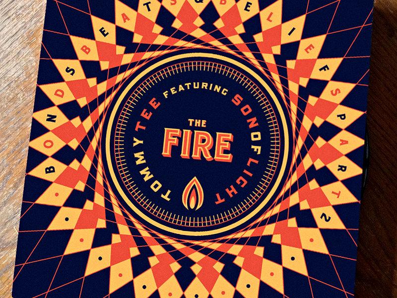 Tommy Tee featuring Son of Light - The Fire growcase cover art album cover tee productions tee prod tommy tee son of light the fire fire