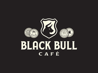 Black Bull Café black bull café coffee coins crest forefathers group growcase