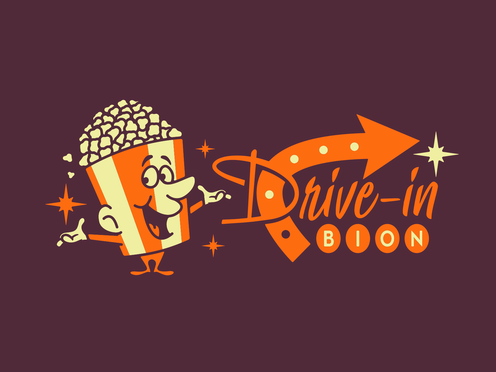 Drive-In bananpiren bio roy cinema drive in movie theatre film gothenburg göteborg mascot movies popcorn