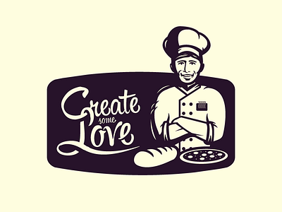 Baking Steel "Create Some Love" Campaign (Scrapped concept) ad campaign baker baking baking steel bread chef create some love growcase illustration pizza staughton steel