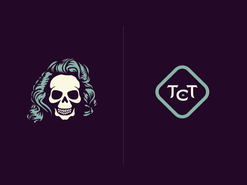 TT Clothing Co. - Branding Elements growcase clothing logo logo design skull skeleton marilyn monroe branding ttc tt clothing co.