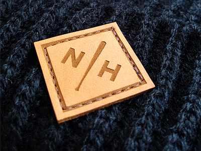 Northern Hooligans laser etched leather patch apparel baseball bat clothing clothing co growcase laser etched leather mob dist mob distribution northern hooligans patch streetwear