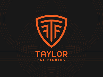 Taylor Fly Fishing re-branding concept brand identity custom lettering custom type fishing fly fishing flyfishing growcase logo logo design logo mark re branding reels