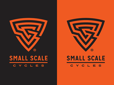 S.S.C. Small Scale Cycles - Brand Identity bikers branding crest custom motorcycles growcase identity logo design logo mark monogram motorcycle s.s.c small scale cycles