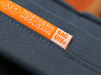 Northern Hooligans - EU Shipping bag division bags carriers growcase hiking logo logo design northern hooligans sub branding