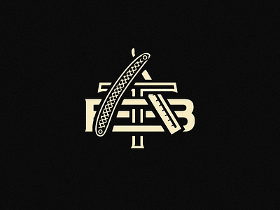 T.A.B Monogram beard grooming branding growcase logo logo design visual identity