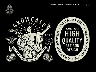 GROWCASE.COM 2022 brand identity branding design growcase identity illustration logo logo design logotype portfolio ui