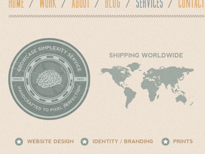 Growcase Services Layout badge emblem growcase layout menu muncie nevis portfolio re design services teaser