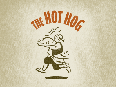 Hot Hog Logo Suggestion growcase identity logo logo design logo designer the hog hog