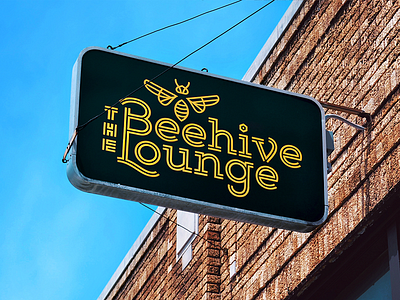 The Beehive Lounge is Open! beehive lounge forefathers growcase identity logo logomark tulsa oklahoma