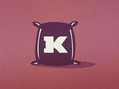 'K' mark exploration bag custom lettering food bag growcase illustration k logo logo design logo designer mark typography ugliest letter in the alphabet
