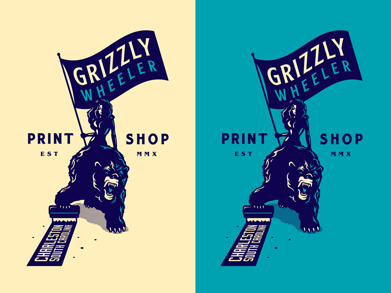 Grizzly wheeler bear rider