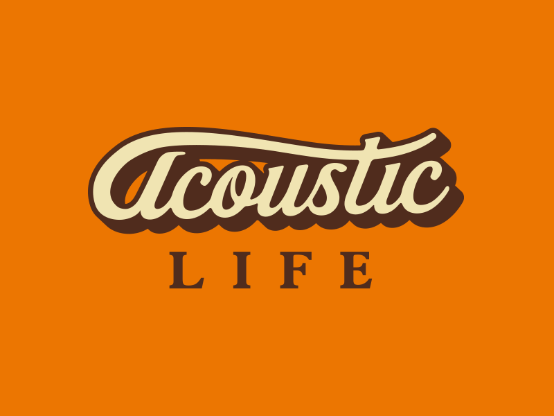 Acoustic Life - Responsive Branding acoustic guitar guitars brand identity branding custom lettering forefathers group growcase logo design logomark logotype music responsive branding typography