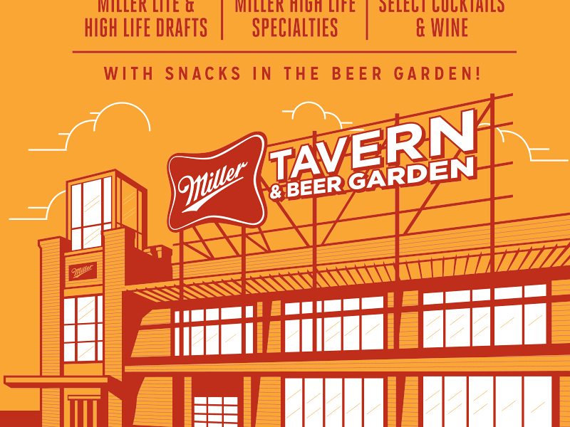 Miller Tavern Beer Garden Poster Terminated Direction By Emir