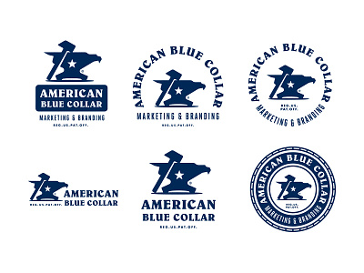 American Blue Collar - Brand Identity System