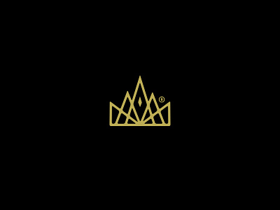 Crown mark brand identity brand mark branding crown forefathers group growcase king kings logo logomark royal royalty