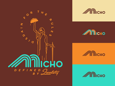 Micho brand identity branding charleston custom type logo design logotype mexican food mexico micho sonoran dogs south carolina tacos torts