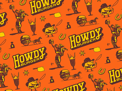 Howdy Burger Pattern