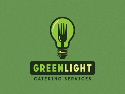Greenlight Catering Services Logo Proposal - First Draft