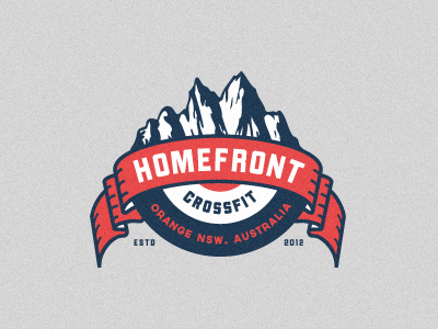 Homefront Crossfit - Final emblem and Logo mark