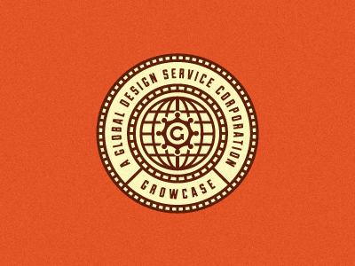 Growcase emblem for letterpress