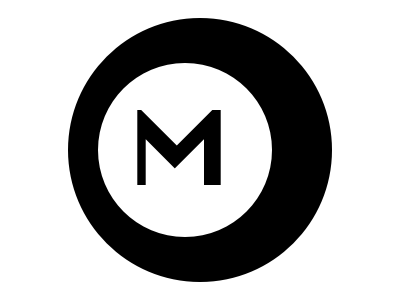MO Logo ball blackandwhite design logo minimalistic mo