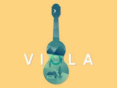 Viola art design draw graphic illustration illustrator
