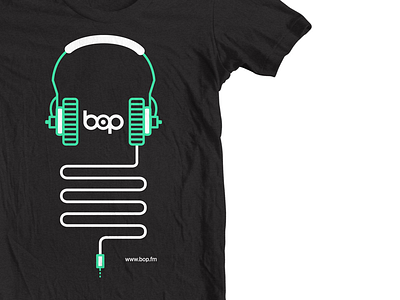 Bop Shirt Dark bop clothing headphones illustration shirt