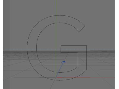G Logo 3d animation gif logo texture