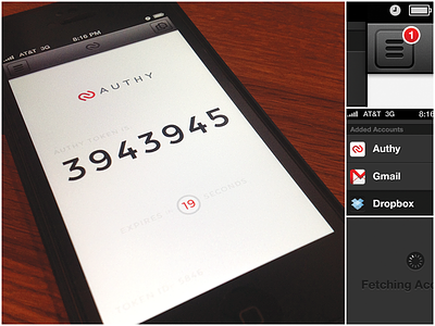 Authy Redesign app app design authy ios ios design iphone iphone design redesign