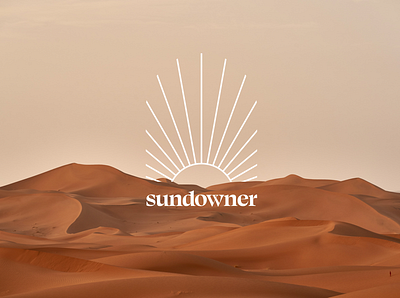 Sundowner Exploration v2 branding clean color concept deset design exploration explore logo simple