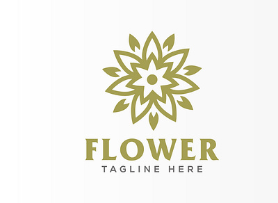 luxury Abstract flower logo template abstract blossom branding business design flower logo graphic design graphic design green icon illustration logo luxury vector