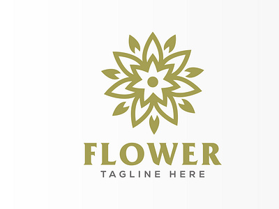 luxury Abstract flower logo template