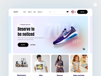 E-commerce website