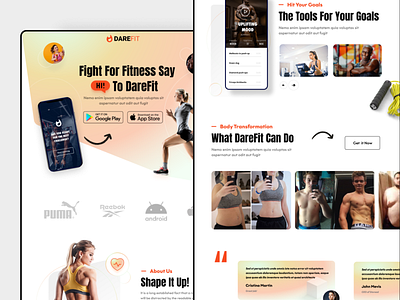 Fitness Landing Page