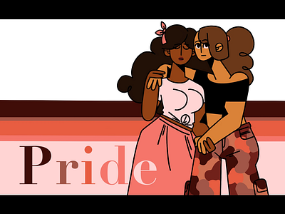 Pride 2019 character illustration pride pride month styleframe wlw