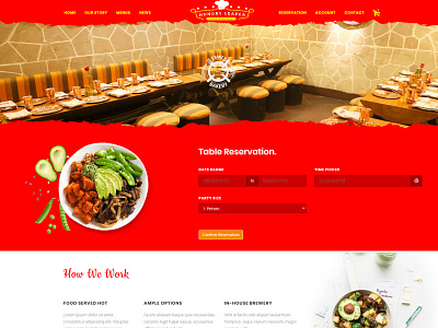 Restaurant Website Design