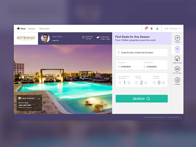 Adobe XD Try adobe xd app design booking flight hotel hotel booking travel travel app user interface web design website