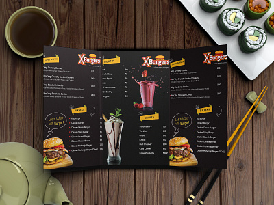Menu Design branding design menu photoshop templatedesign ui