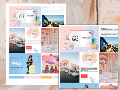 Moodboard Pastel Color Theme branding design illustration photoshop