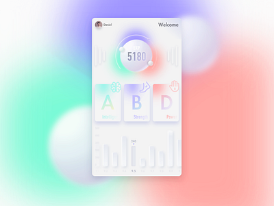 frosted glass app-practice frosted glass ui ux