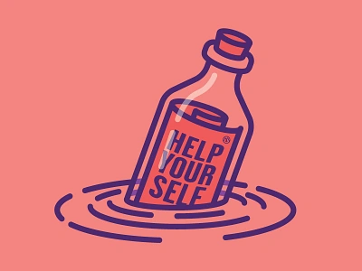 Help Yourself help yourself illustration marko pile istoka samardzija vector