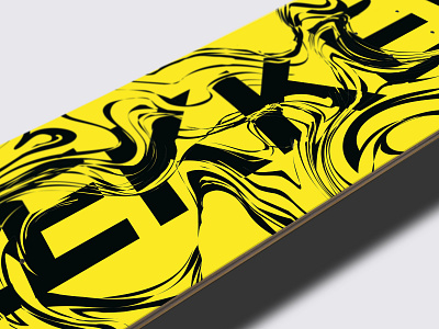 Lekker Skateboard art design illustration skate board typography vector