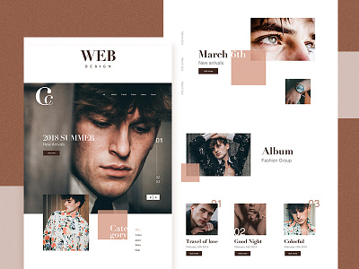 Web design design fashion web