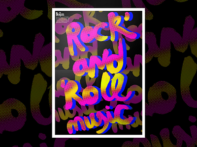 Rock'N'Roll Music poster poster design