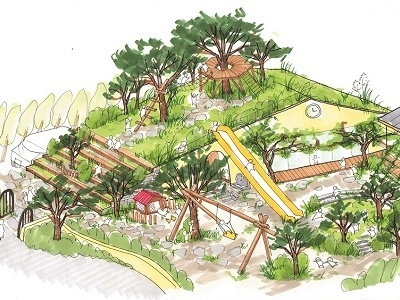 "Mojya" Kindergarten greenarchitecture landscapearchitecture plantshouse